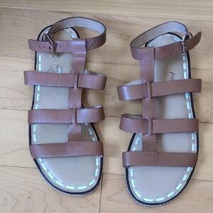 Michael Kors Tan Leather Sandals